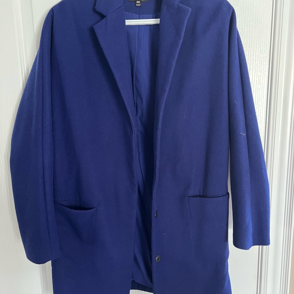 Oversized Topshop Navy Outerwear
